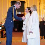 21. Februar 2024 Prinz William zeichnet die Schauspielerin und Unternehmerin Emilia Clarke am Mittwoch mit dem Orden "Commander of the Order of the British Empire" auf Schloss Windsor aus. 