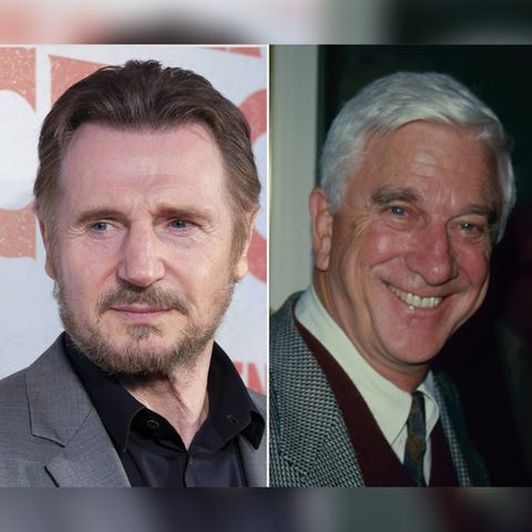 Liam Neeson (l.) wird die Rolle des legendären Leslie Nielsen übernehmen.