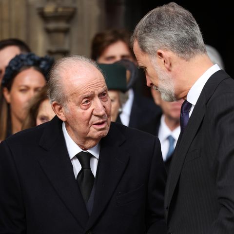 Juan Carlos und König Felipe