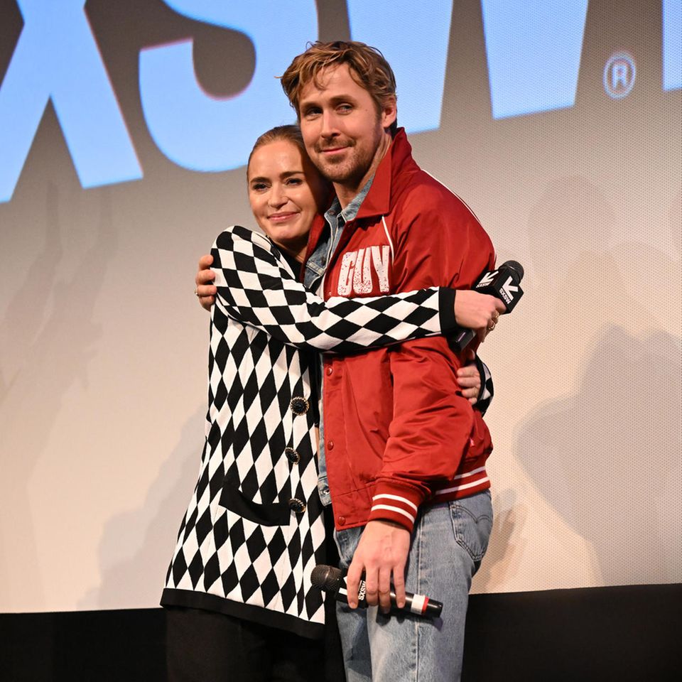 Emily Blunt + Ryan Gosling: Friedlich vereint nach Schlagabtausch bei den Oscars