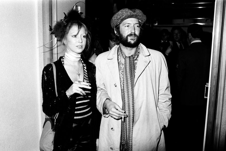 Pattie Boyd und Eric Clapton
