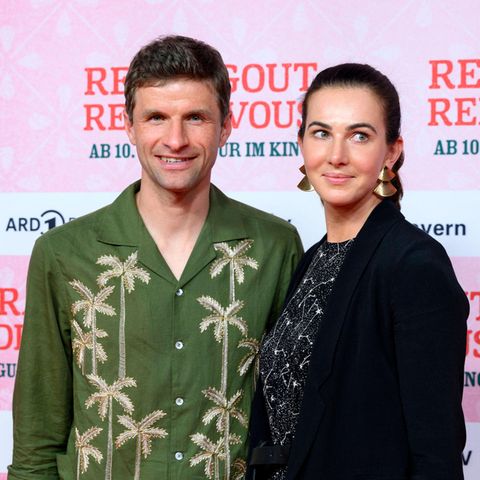 Thomas Müller und Ehefrau Lisa Müller