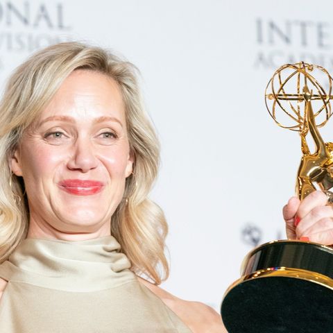 Besonderer Moment in ihrer Karriere: 2018 konnte Anna Schudt einen International Emmy Award in New York entgegennehmen.