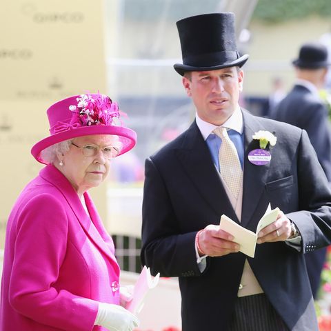 Queen Elizabeth (†) und Peter Phillips 2014 auf Royal Ascot