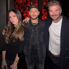 Star-Freundschaften: Victoria Beckham, Neymar Jr. und David Beckham