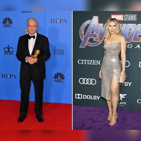 Überraschung für Michael Douglas und Scarlett Johansson: Sie sind miteinander verwandt.