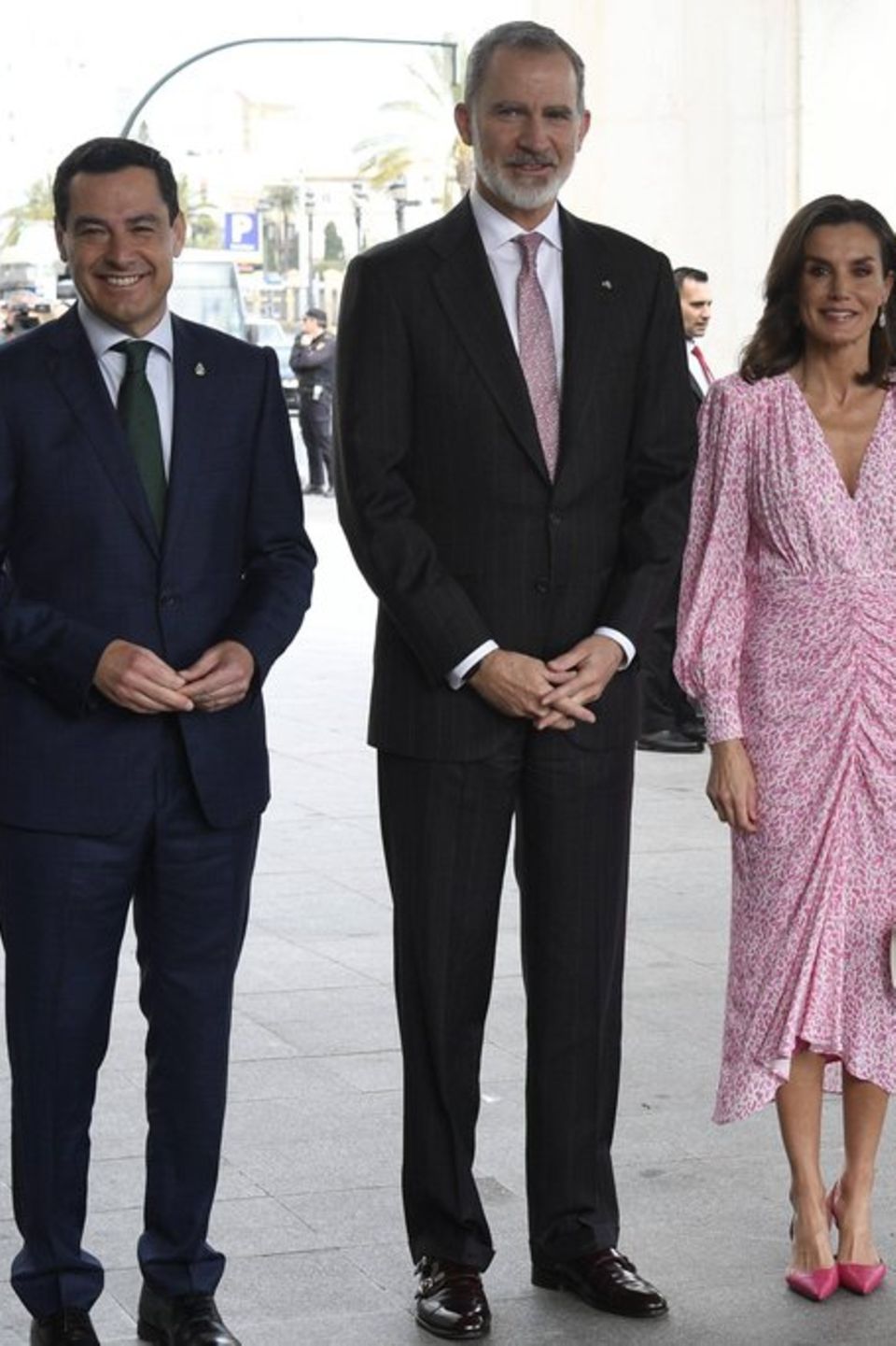 Königin Letizia von Spanien an der Seite ihres Mannes, König Felipe, bei der Verleihung von Medaillen an Kunst- und Kulturscha