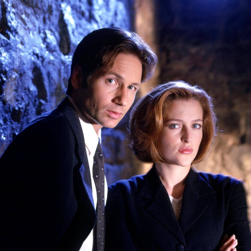 David Duchovny und Gillian Anderson als Mulder und Scully in "Akte X".