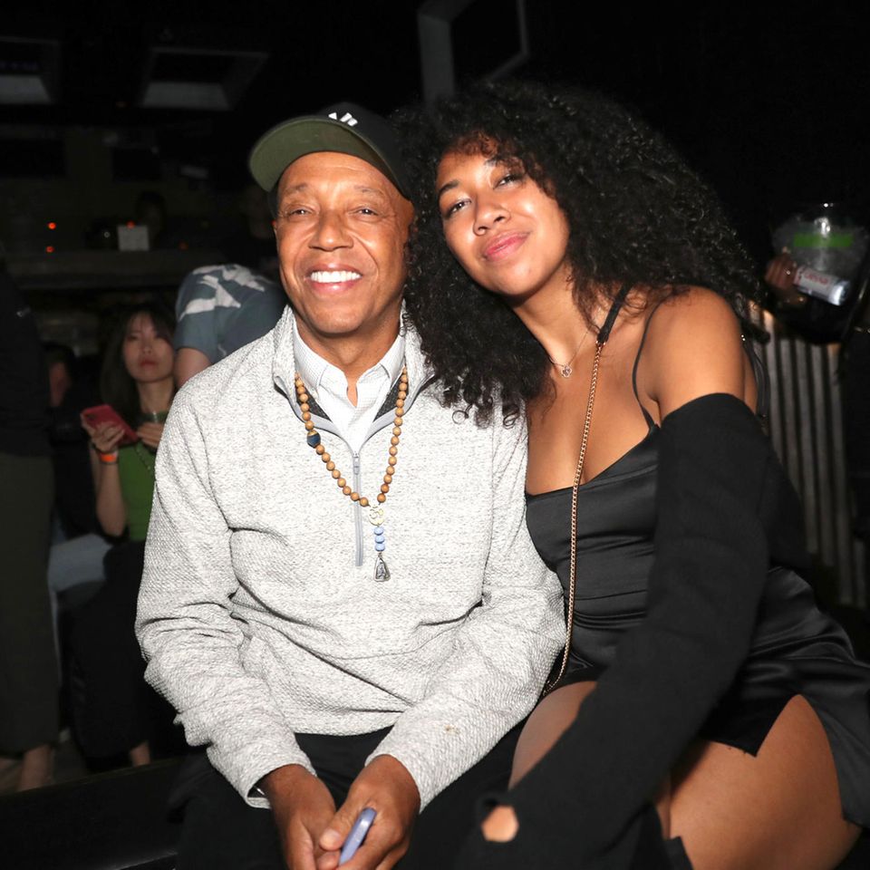 Russell Simmons mit seiner Tochter Aoki Lee Simmons