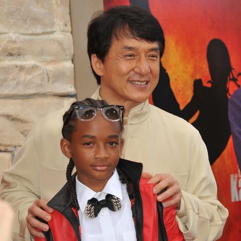 Jackie Chan und Jaden Smith bei der Premiere von "Karate Kid" 2010.