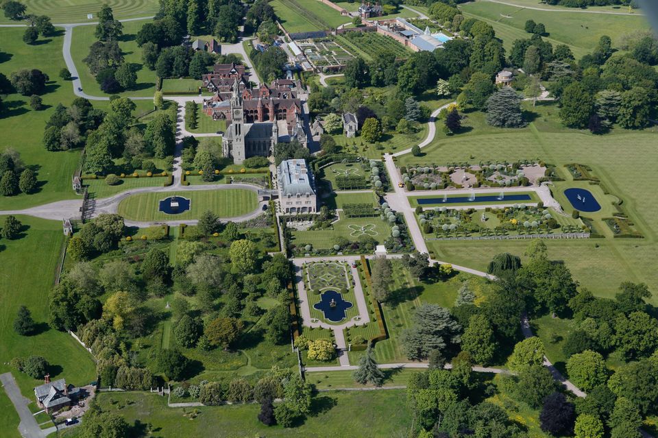 The Grosvenor family live on the manorial estate of Eaton Hall in Cheshire.