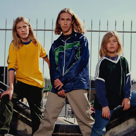 Taylor, Isaac und Zac Hanson im Jahr 1997 0.9907