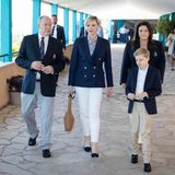 Fürstin Charlène mit Familie in Monte Carlo