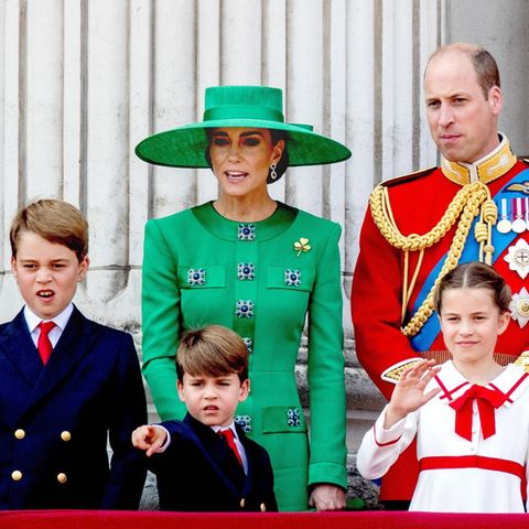 Prinz William und Prinzessin Kate mit ihren Kindern Prinz George (l.), Prinz Louis und Prinzessin Charlotte.