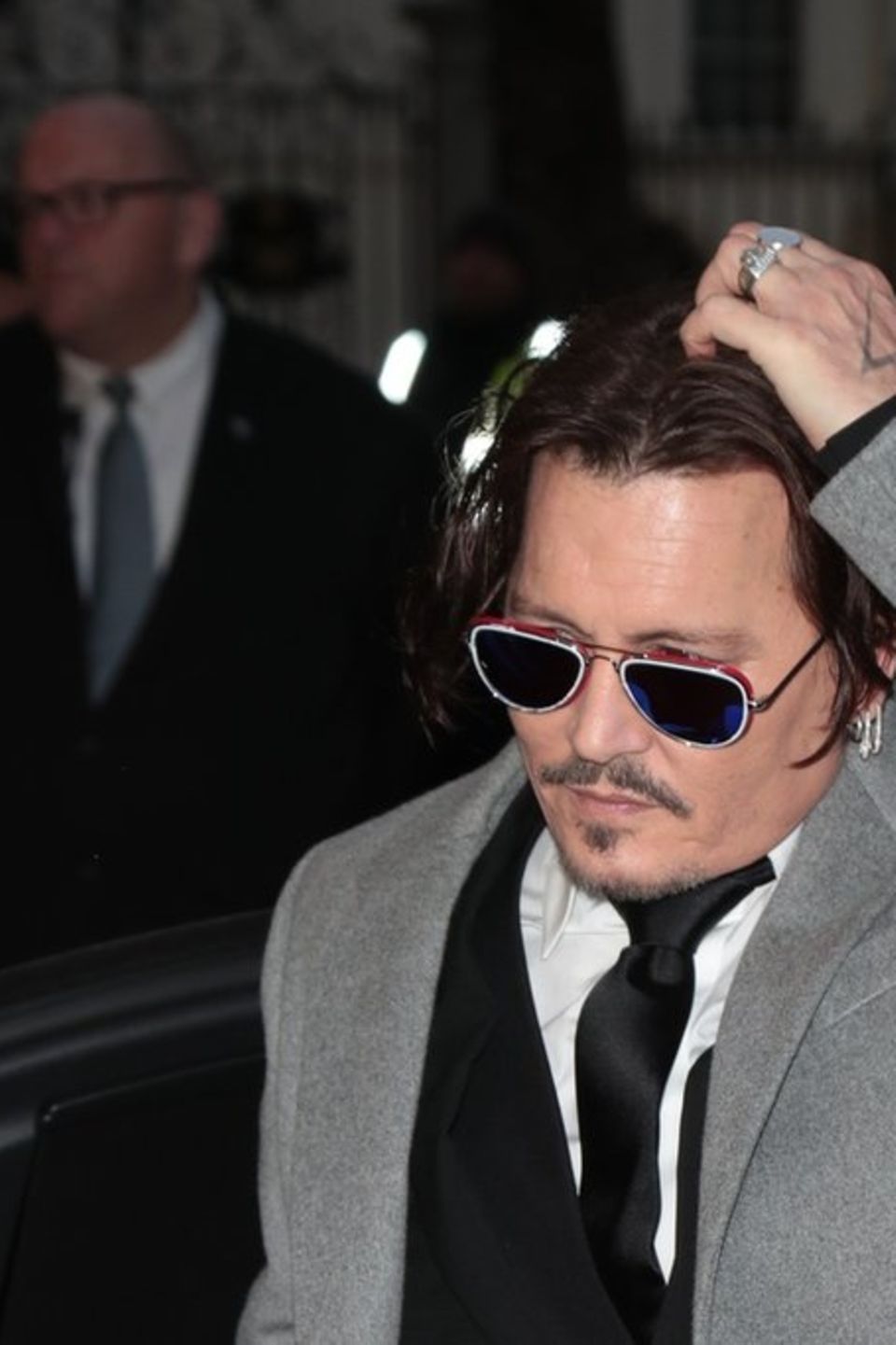 Neuer Look: Johnny Depp in London.