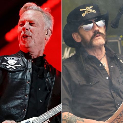 James Hetfield (l.) ist fortan für immer mit Motörhead-Sänger Lemmy vereint.