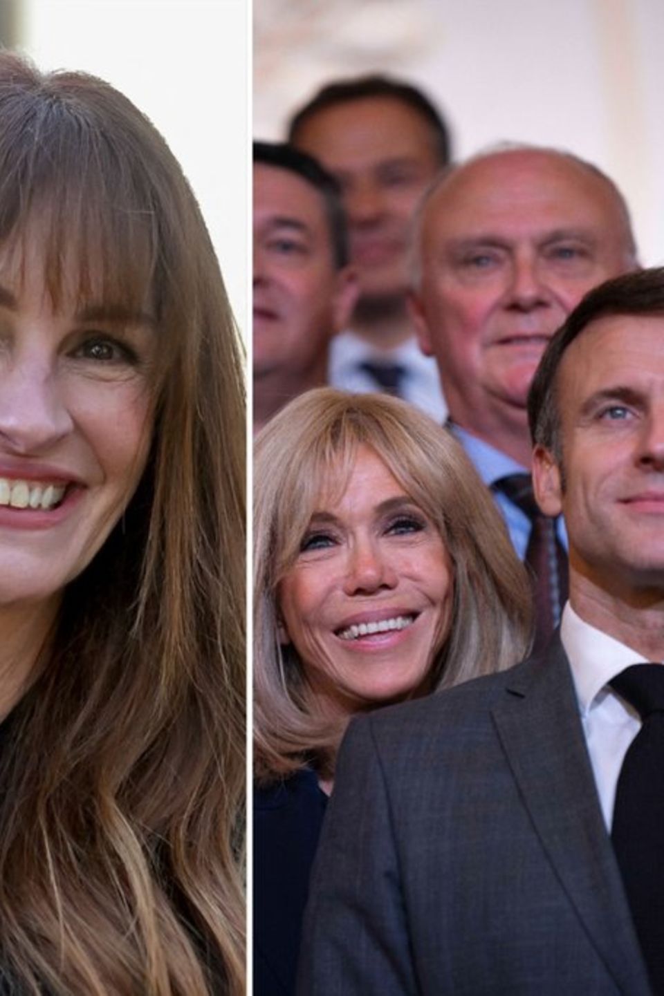 Werden Julia Roberts und Ryan Gosling zum Ehepaar Macron?