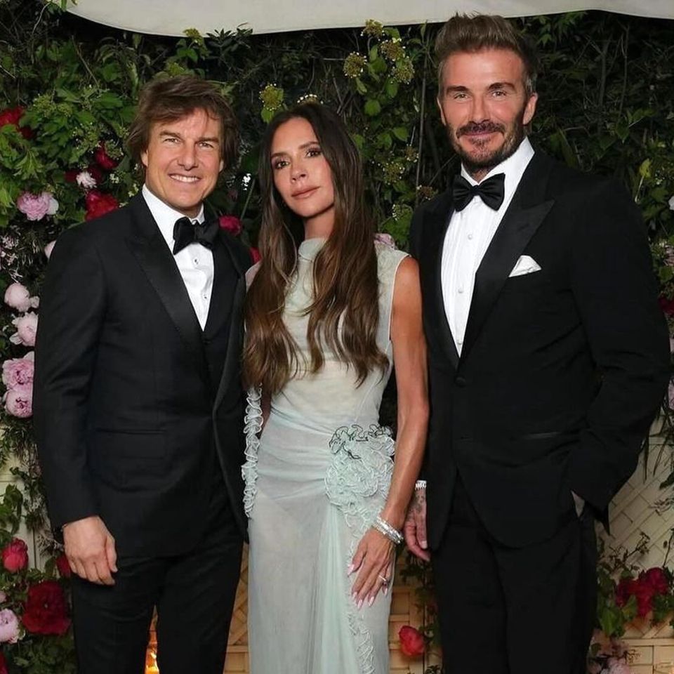 Tom Cruise, Victoria und David Beckham