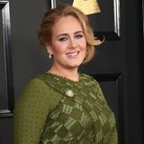 Auch bei den 59. Gramms wagt Adele den Auftritt auf dem Red Carpet. Die Sängerin wählt wieder eine satte Farbe für ihr Kleid, das wiederum eine ähnliche Farbe einfordert. Adele zaubert sich für den großen Auftritt massig Volumen in die Haare und trägt sie in einer Hochsteckfrisur zurück. Den Pony hält die Sängerin seitlich und frech gedreht. 
