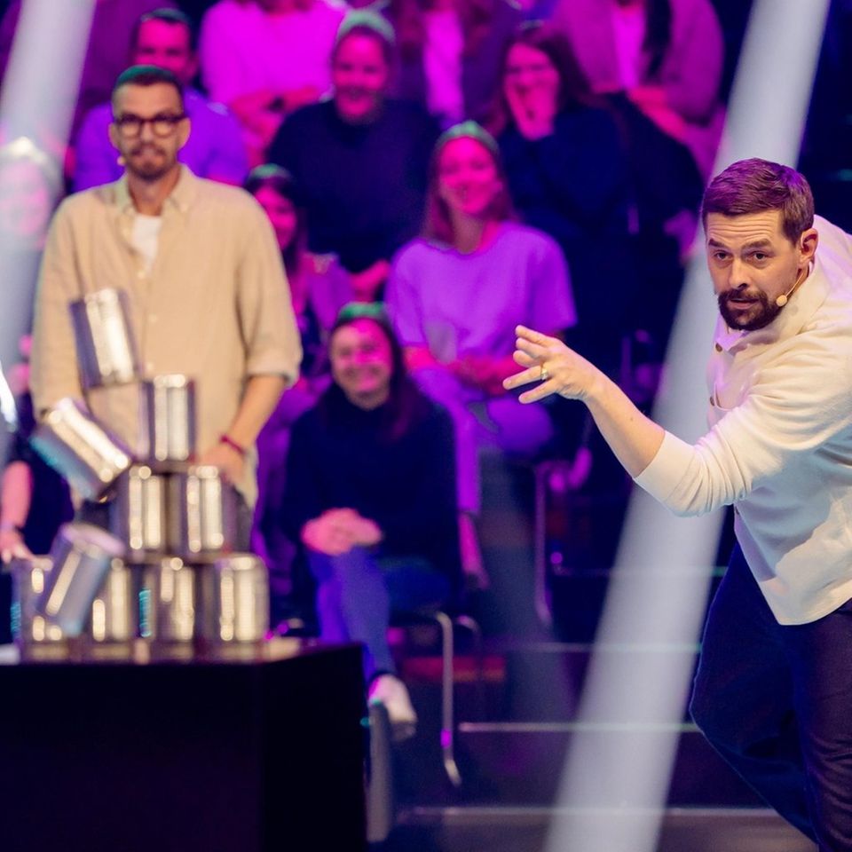 Im "Joko & Klaas gegen ProSieben"-Finale ging es für die Entertainer ans Dosenschießen.