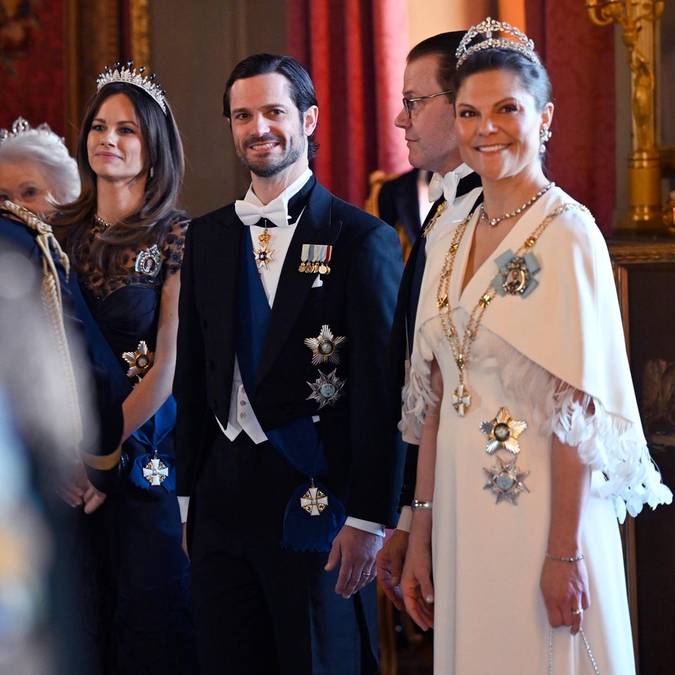 Prinzessin Sofia, Prinz Carl Philip, Prinz Daniel und Prinzessin Victoria