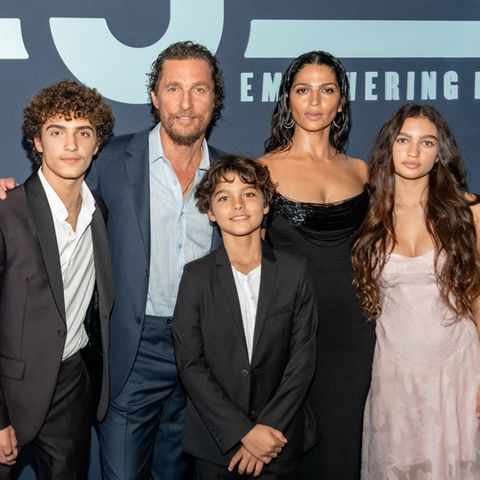 Matthew McConaughey mit Familie