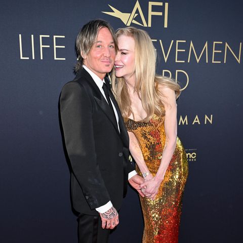 Auch Ehemann Keith Urban ist mit von der Partie und Nicole Kidman kommt aus der Freude nicht mehr raus. 