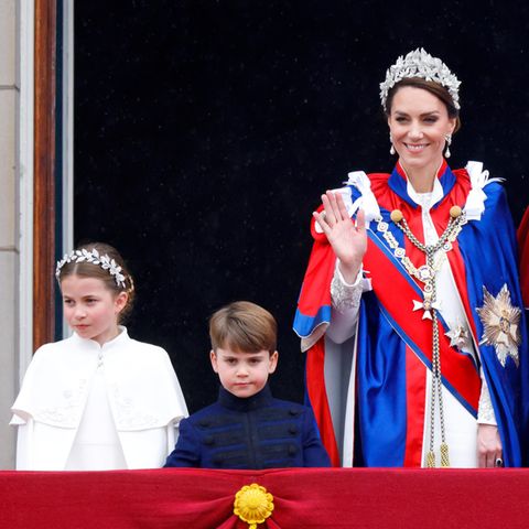 Prinzessin Charlotte, Prinz Louis und Catherine, Princess of Wales