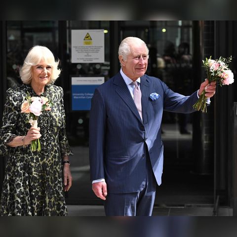 Erster Auftritt nach der Krebsdiagnose: König Charles mit Gemahlin Camilla.