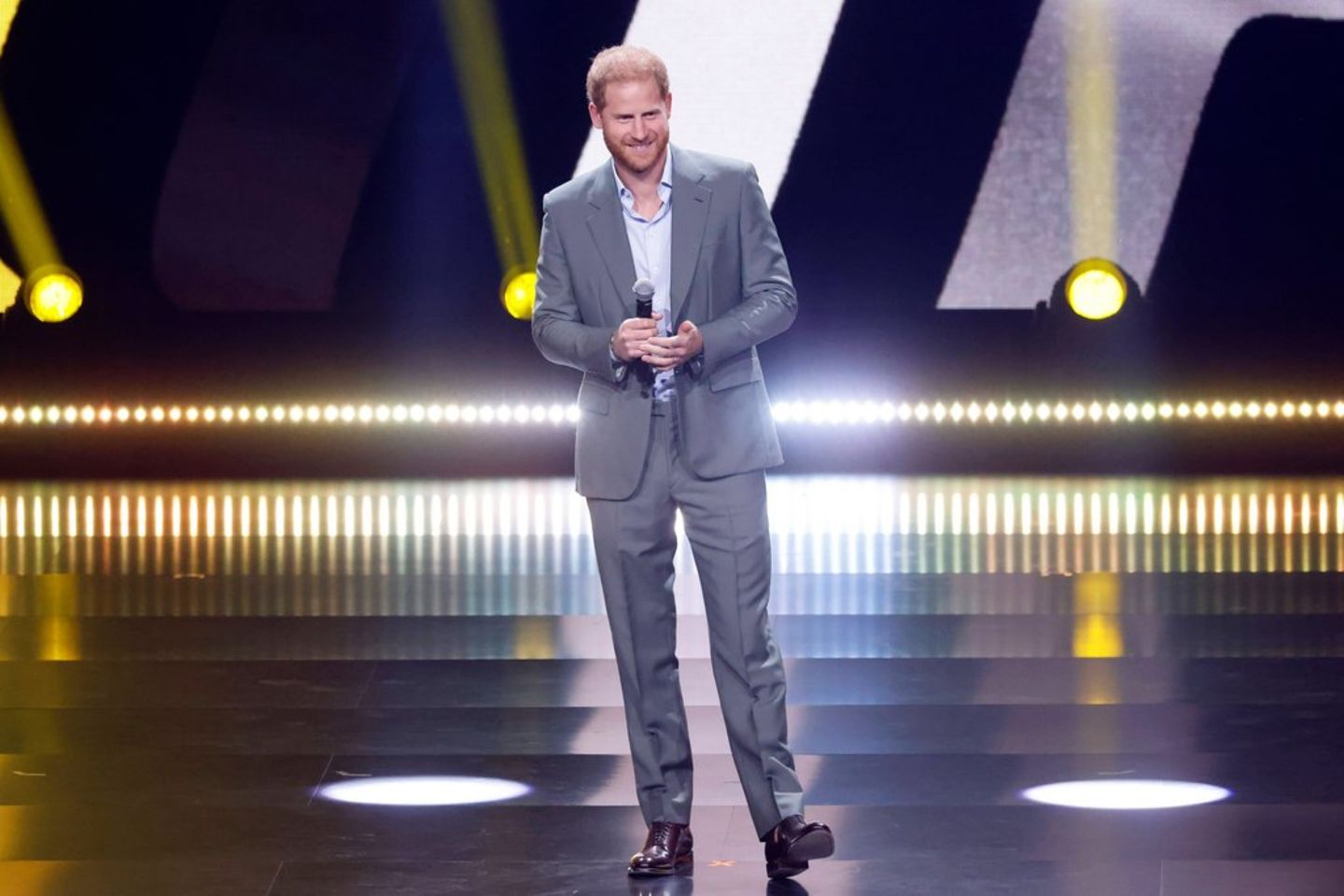 Prince Harry at the Invictus Games in Dusseldorf.