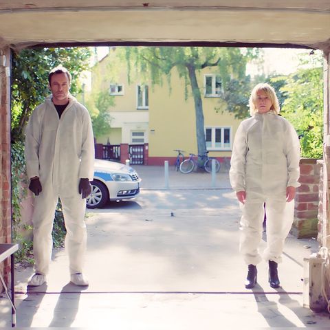 Susanne Bonard (Corinna Harfouch) und Robert Karow (Mark Waschke) im "Tatort: Am Tag der wandernden Seelen".