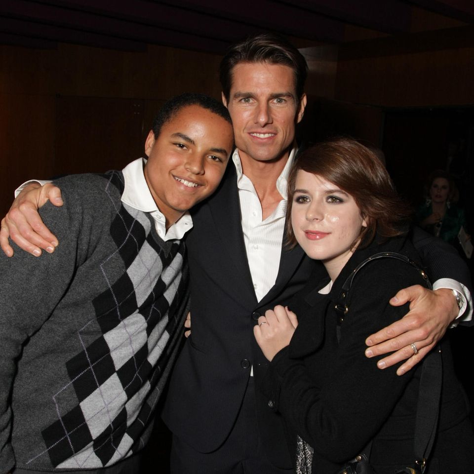 Connor und Bella Cruise mit ihrem Vater Tom Cruise