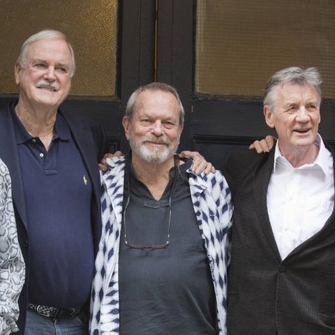 John Cleese, Terry Gilliam und Michael Palin (v.l.n.r.) haben zusammen Geburtstag gefeiert.