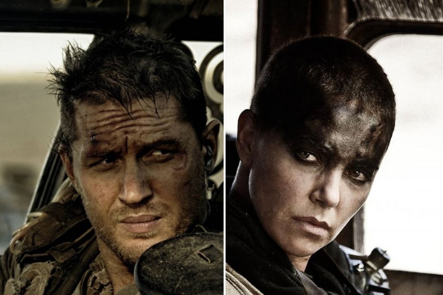 Keine Freunde: Tom Hardy und Charlize Theron in "Mad Max: Fury Road".