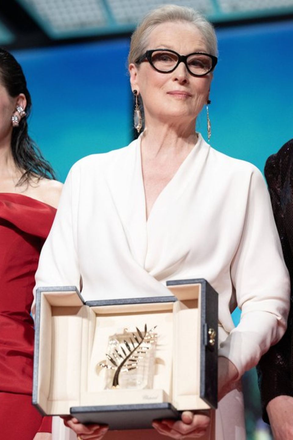 Meryl Streep zeigte sich "sehr geehrt" über die Ehrenpalme.