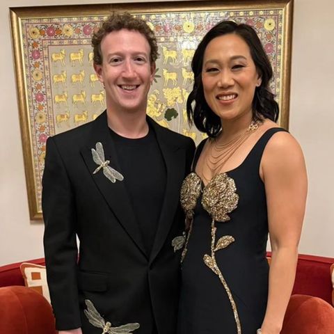 Mark Zuckerberg mit seiner Frau Priscilla Chan