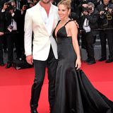 Glamour-Paar in Schwarz und Weiß: Chris Hemsworth und Elsa Pataky