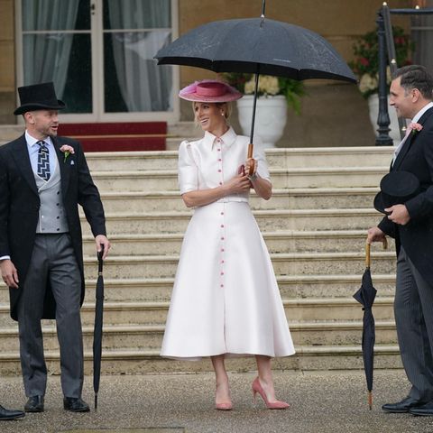 Zara Tindall bei der Garden Party vor dem Buckingham Palast