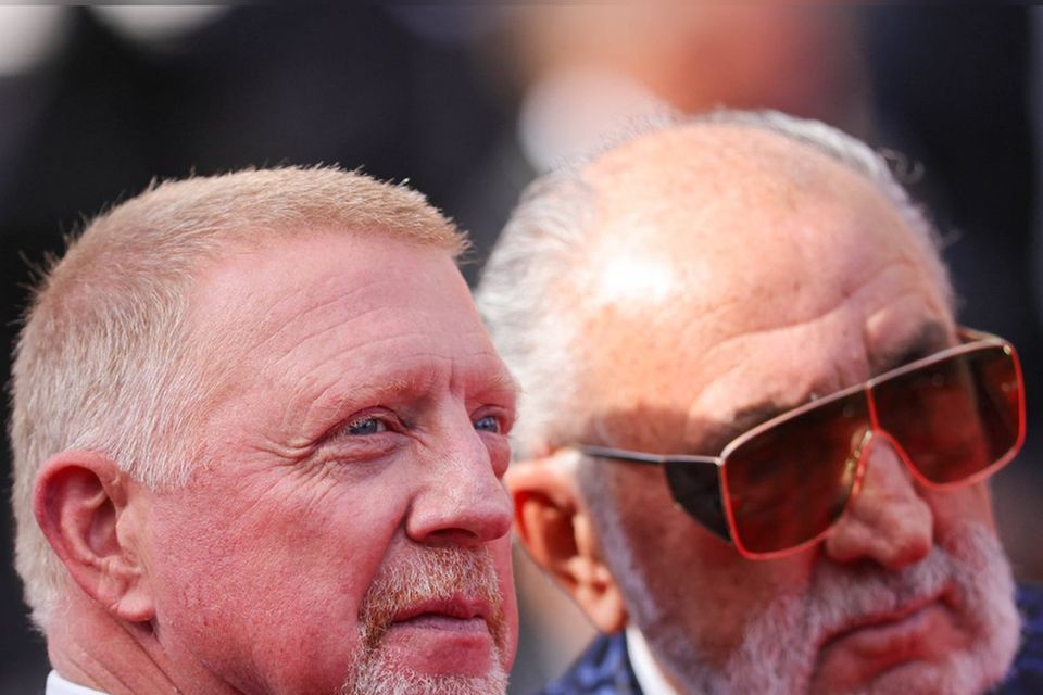 Besonderes Treffen in Cannes: Boris Becker und Ion Tiriac.