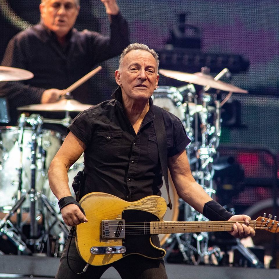Bruce Springsteen auf der Bühne.