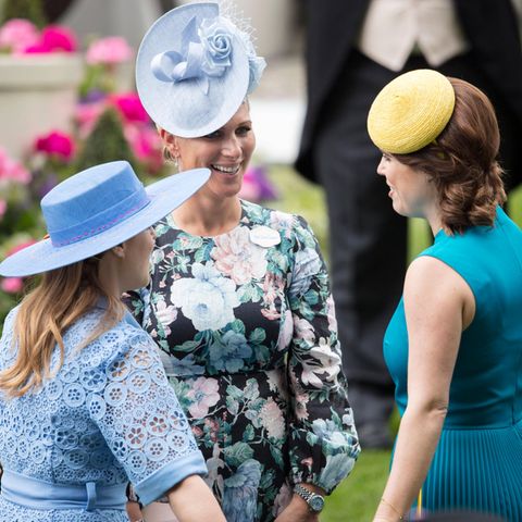 Prinzessin Beatrice, Zara Tindall und Prinzessin Eugenie