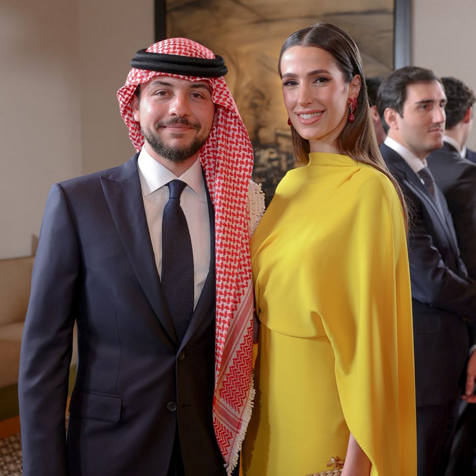 Kronprinz Hussein und Prinzessin Rajwa von Jordanien