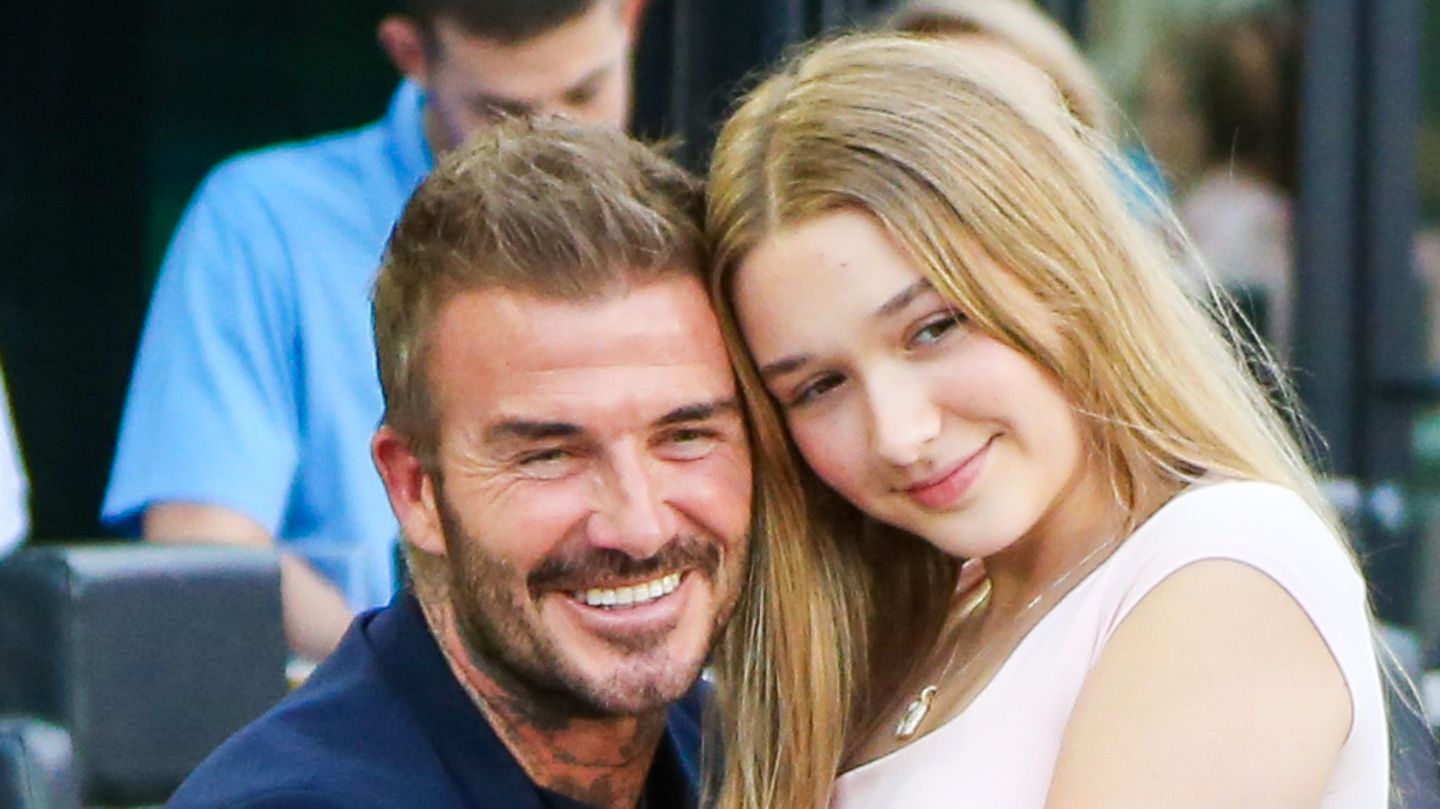 Familie Beckham: Trotz Niederlage bringt Harper ihren Papa zum Strahlen