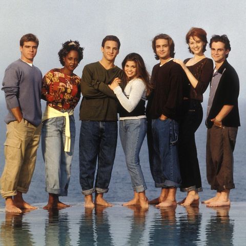Der Cast von "Das Leben und ich" 1999: Matthew Lawrence, Trina McGee, Ben Savage, Danielle Fishel, Will Friedle, Maitland Ward und Rider Strong.