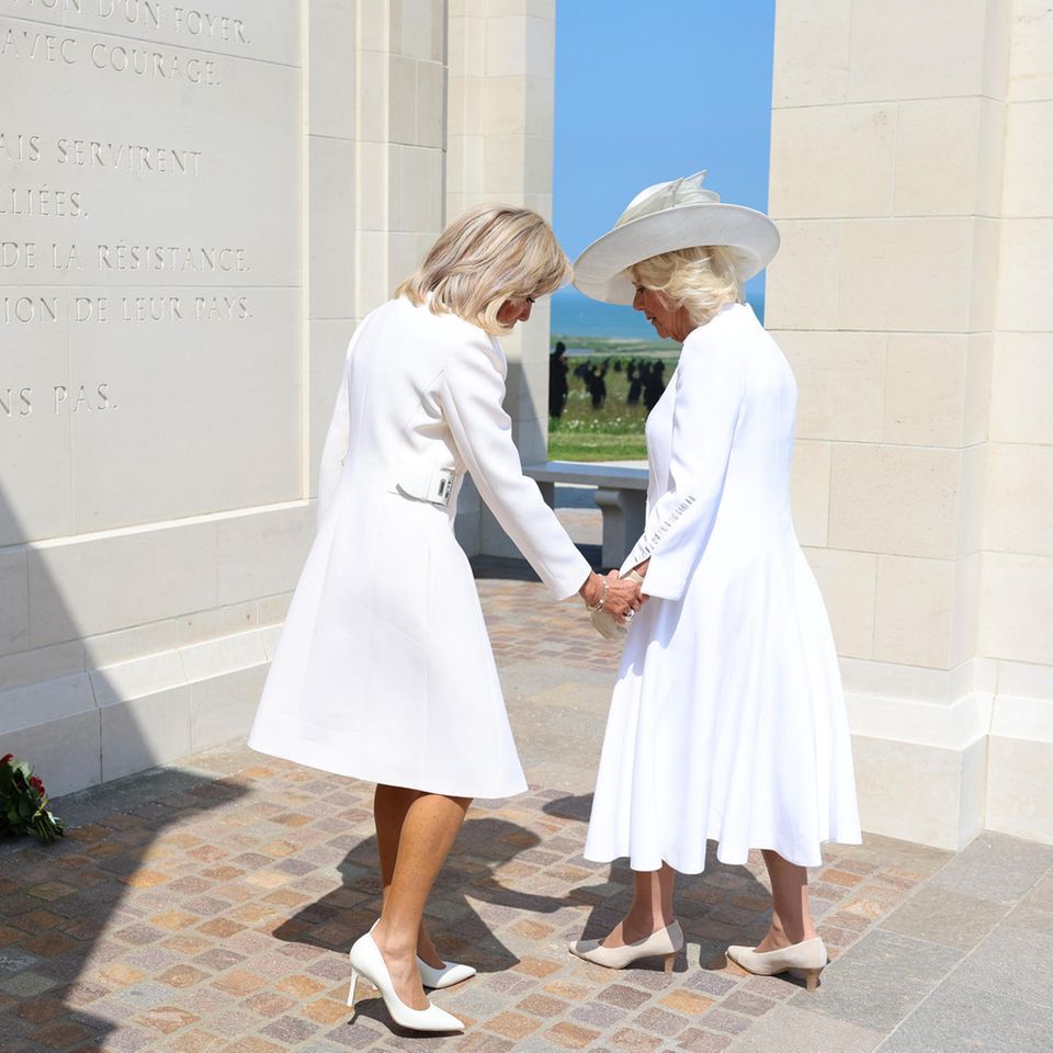 Brigitte Macron und Königin Camilla