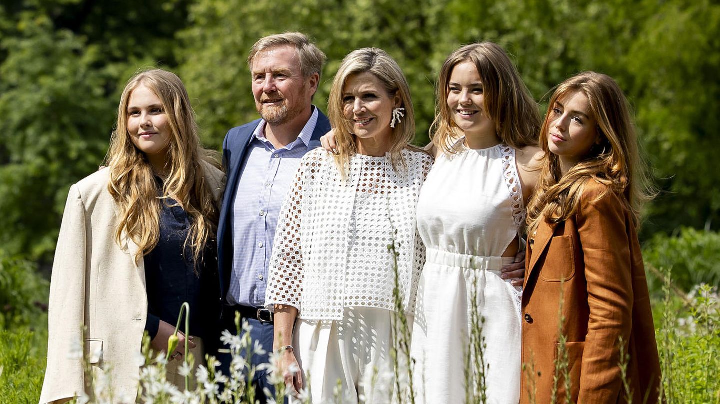 Königin Máxima + Co. : Dieses Detail eint die gesamte Familie beim Sommer-Shooting