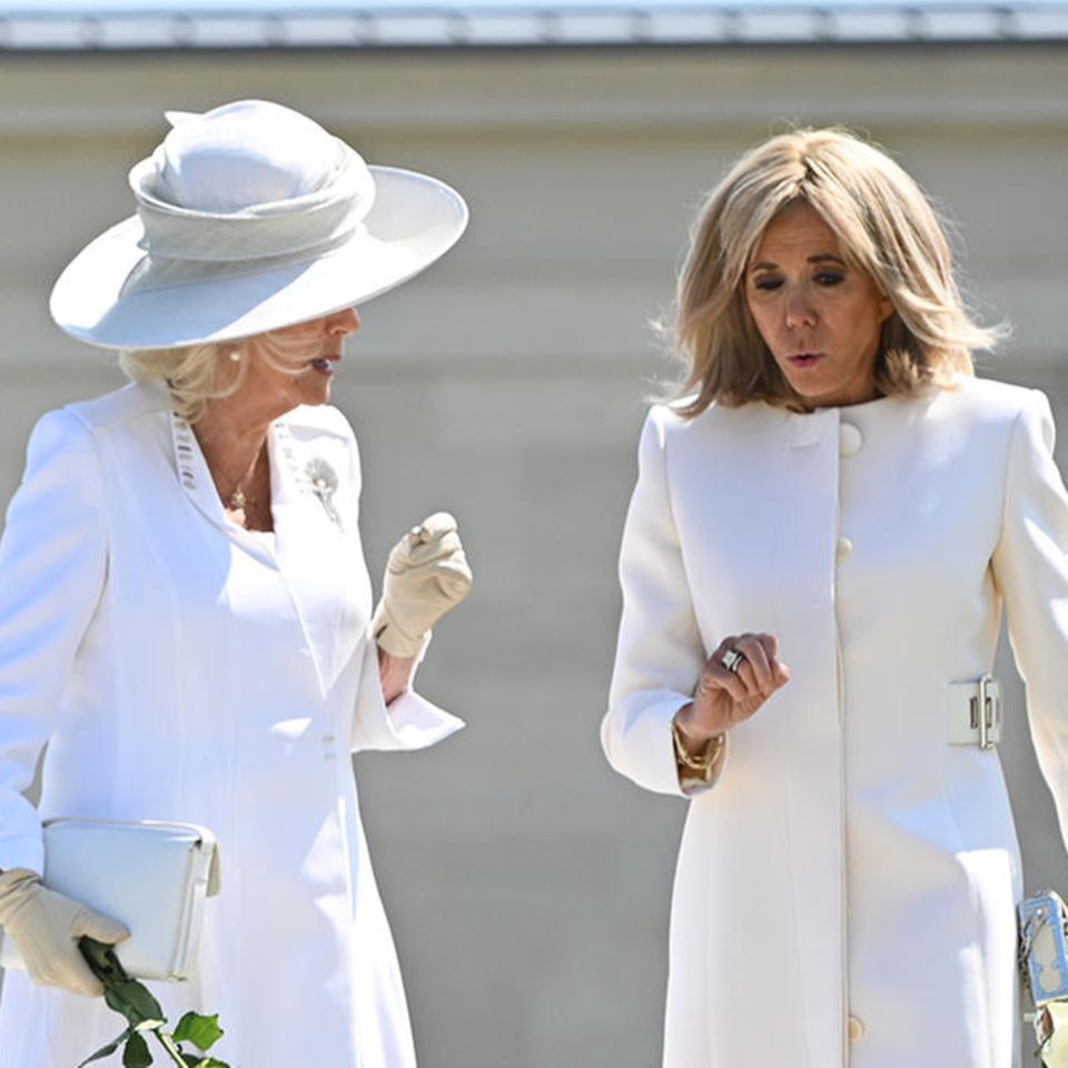 Königin Camilla udn Brigitte Macron