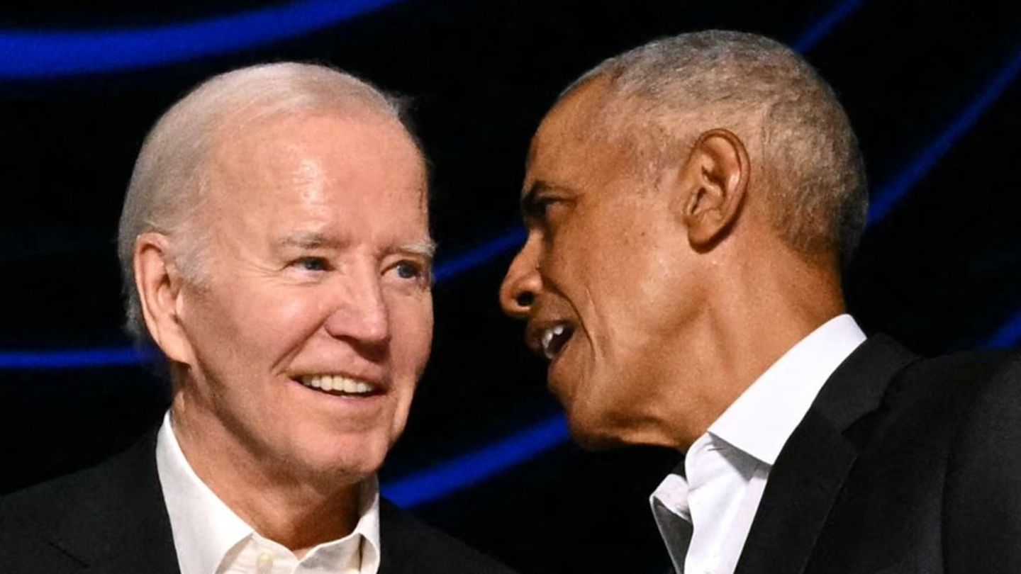 Betagter US-Präsident: Obama hilft verwirrtem Joe Biden von Bühne