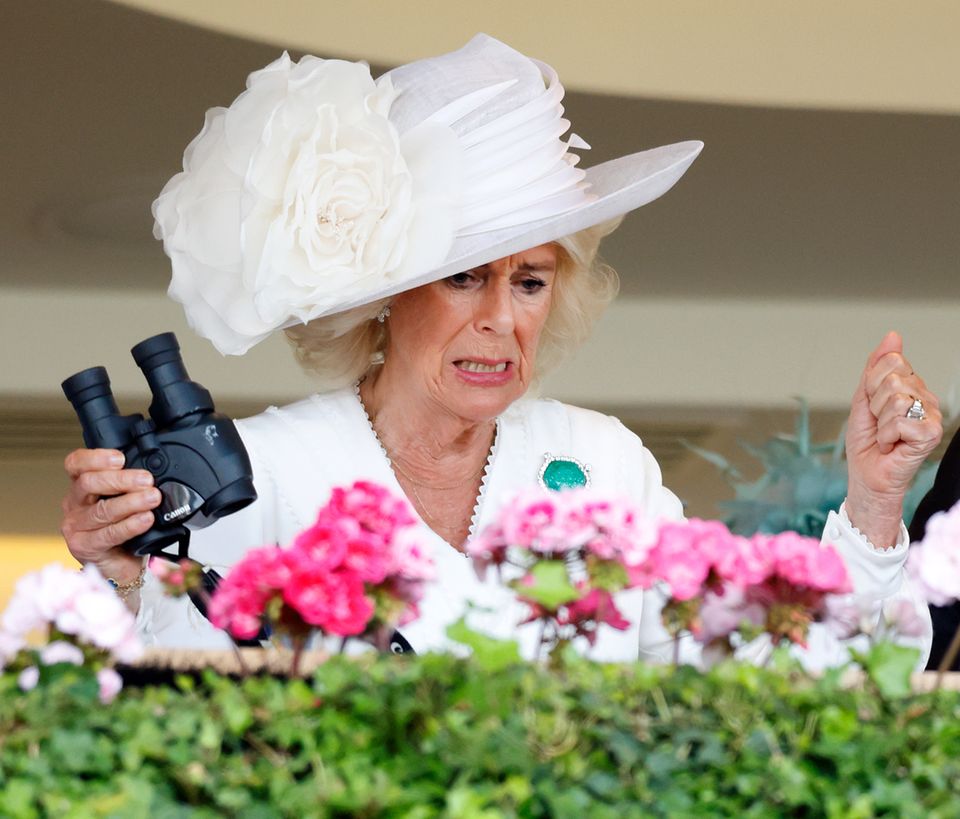 Königin Camilla am dritten Tag des Royal Ascot.