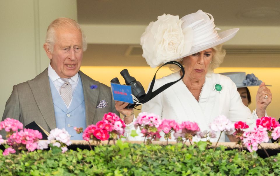 König Charles und Königin Camilla am dritten Tag des Royal Ascot.